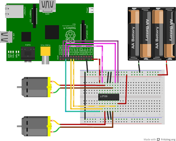 Controlling DC Motors Using Python With a Raspberry Pi - 推酷 htc desire s circuit diagram 